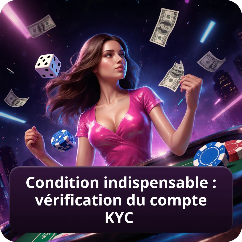 Condition indispensable : vérification du compte KYC