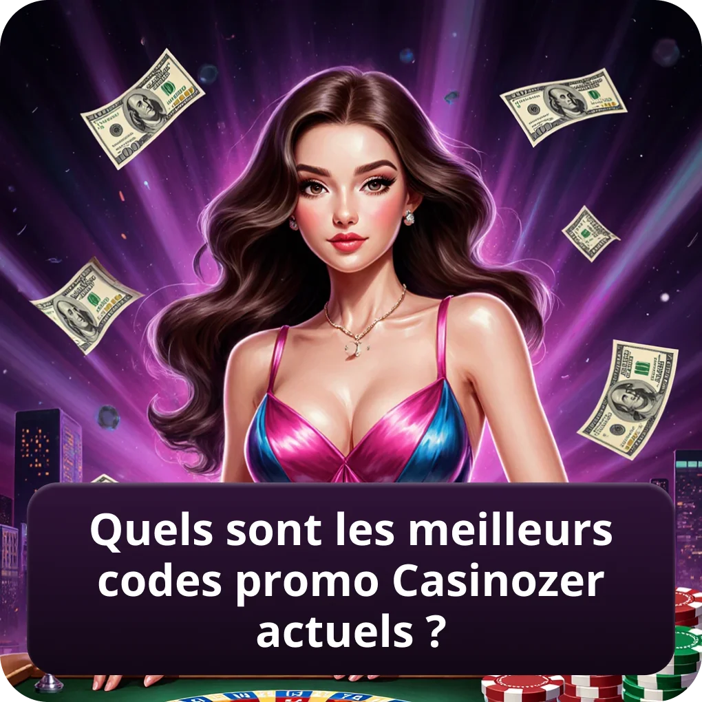 Quels sont les meilleurs codes promo Casinozer actuels ?