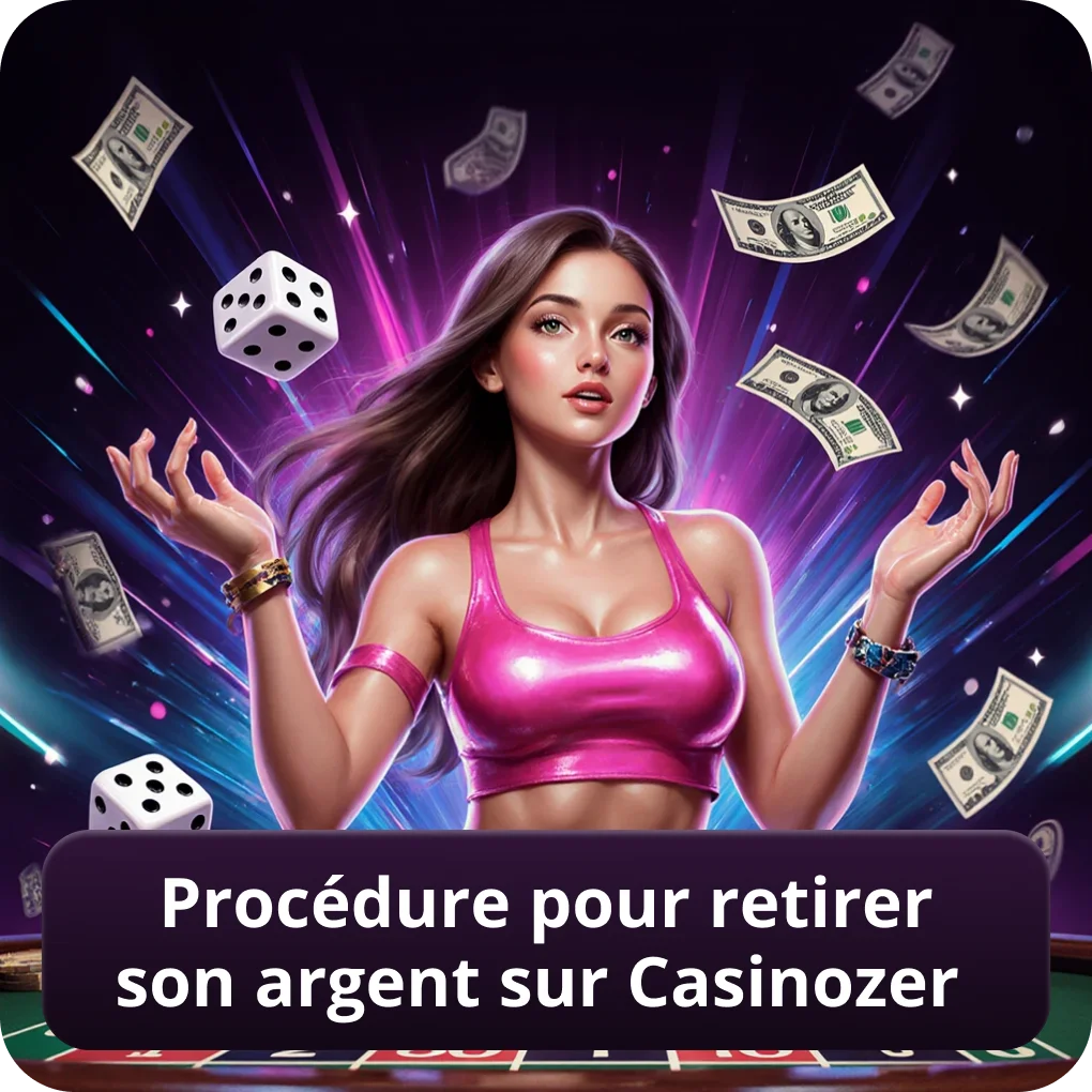 Procédure pour retirer son argent sur Casinozer
