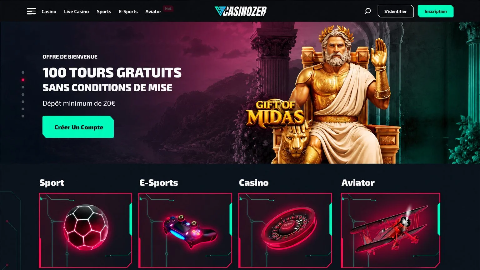 Méthodes de Casinozer retrait disponibles